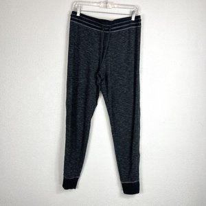FELINA LOUNGE JOGGERS SIZE SMALL DRAWSTRING WAIST CHARCOAL GREY